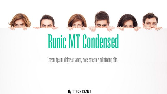 Runic MT Condensed example